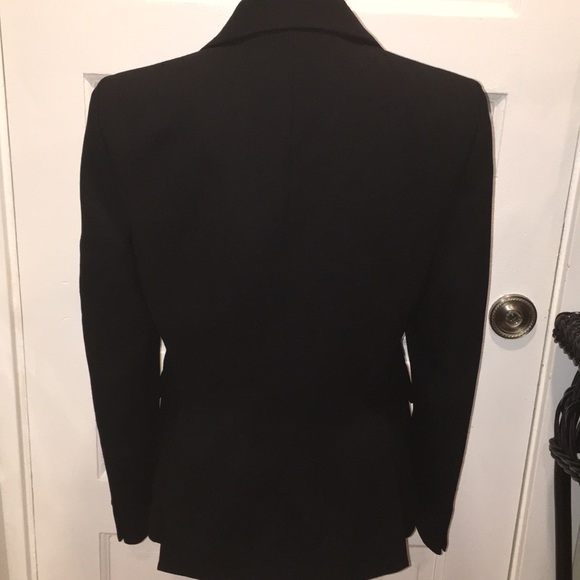 BLACK J CREW JACKET,SIZE 6, VERY NICE, 100%WOOL - Picture 6 of 7